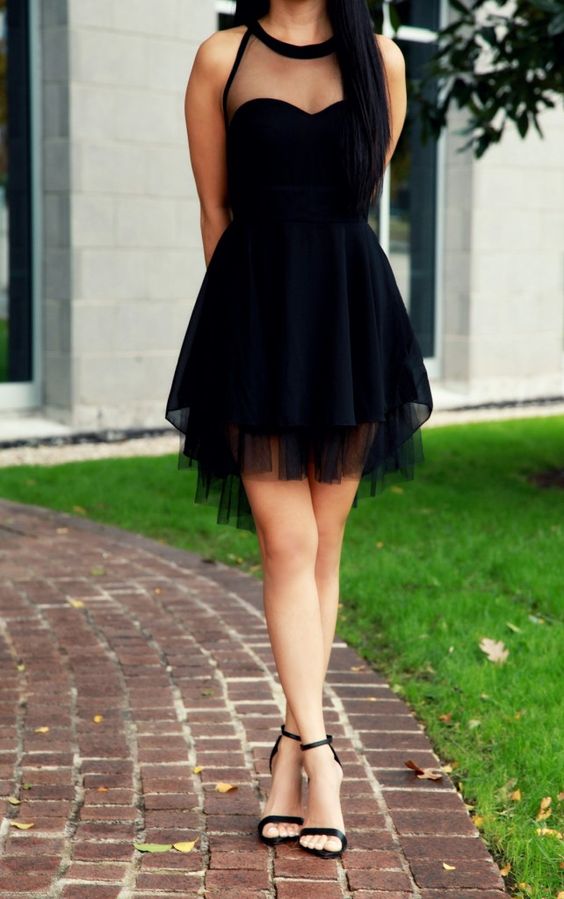 Black Homecoming Dress,Tulle Homecoming Dresses,Homecoming Gowns,Party Dress, Short Tulle Prom Dresses fg2237