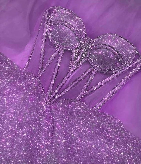 Sexy Sleeveless Purple Party Dresses, Prom Dress fg2506