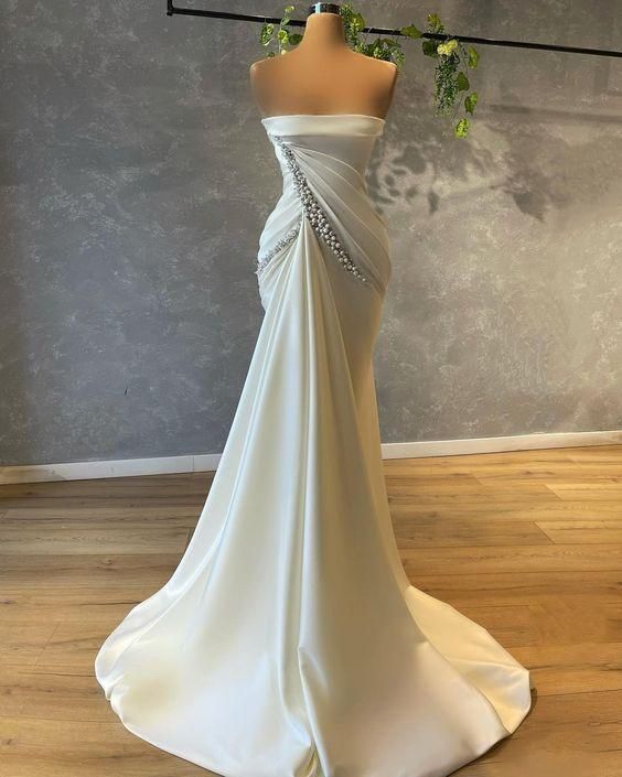 Neue Ankunft Applikationen Ballkleider Hochzeit Sexy Kleid fg2580