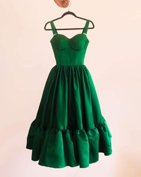 Green Short Party Dress Homecoming Dresses fg2446