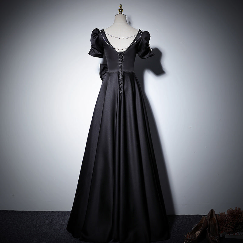 Black evening dress new long party dress prom dress fg143