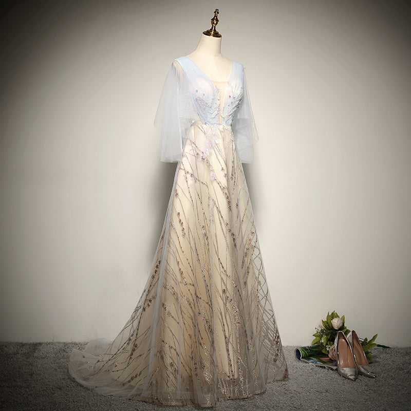 New style a line bridesmaid dress long evening dress prom dress fg175