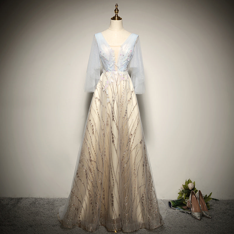 New style a line bridesmaid dress long evening dress prom dress fg175