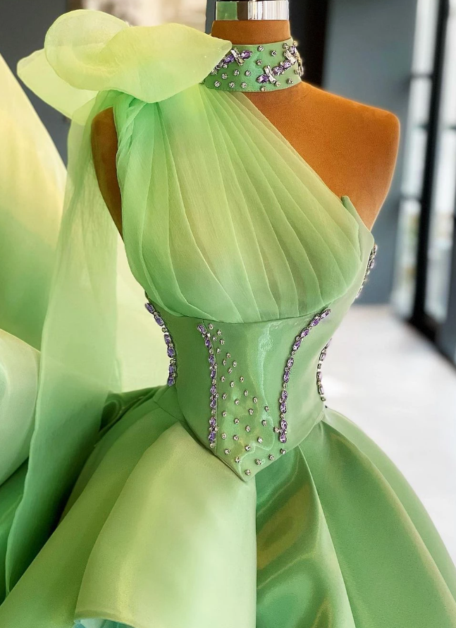 Sleeveless High Waist Layered Ruffle Formal Women Dress fg721