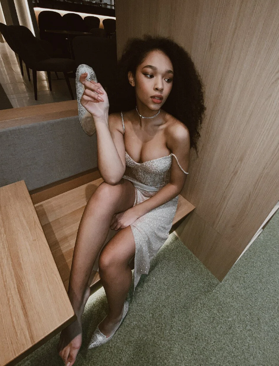 Spaghetti Strap Party dress, Sparkling dress ,Sequin Prom Dress with Slit fg740