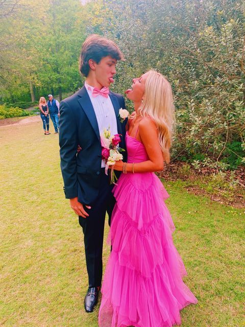 Hot Pink prom dresses,long prom dresses fg811