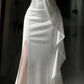 White Off Shoulder Long Prom Gown Evening Dress    fg7392