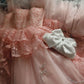 Pink Lace Tulle Prom Dress Sweet 15 Birthday Dress Evening Dress Party Dress fg8451