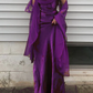 Spaghettiträger Einfaches Burgunder Langes Ballkleid fg1794