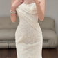 Mermaid Lace Wedding Dress White Elegant Wedding Gowns  fg8633