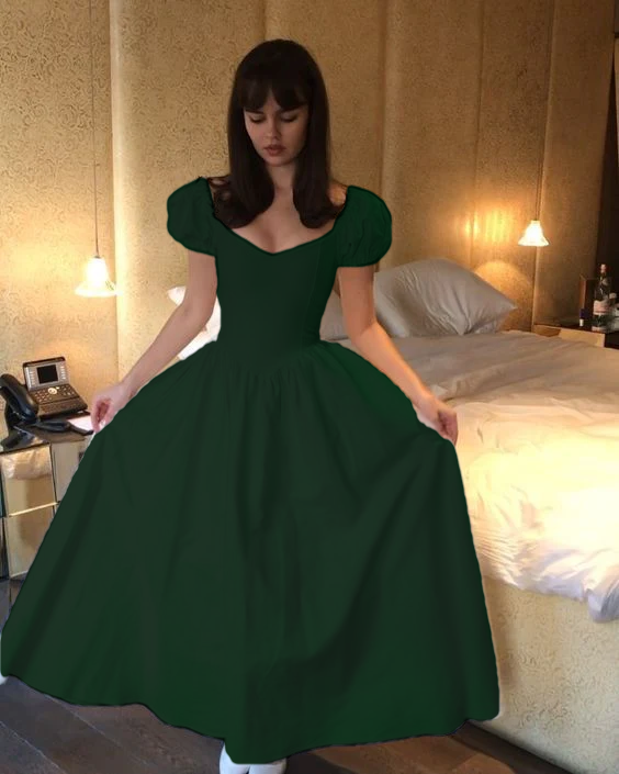 Simple White A-line Prom Dress,White Dance Dress       fg4865