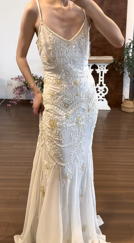 Buntes Meerjungfrau-Partykleid mit Pailletten und langen Abschlusskleidern fg8362