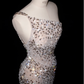 Luxurious Beading Prom Party Dress Sparkle Elegant Evening Dress  fg8672