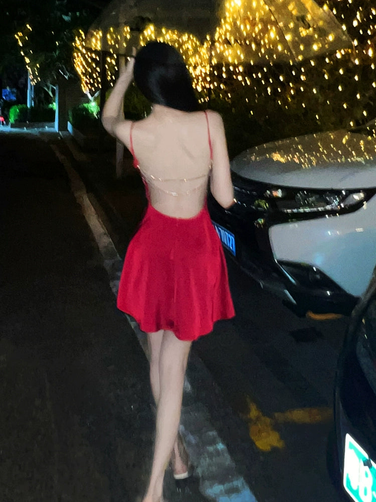 Sexy Red Short Evening Dress Cocktail Dresses Short Birthday Party Dress   fg7889