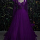 Dark purple long dress Prom Dresses Formal Dress     fg3430