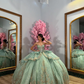 A line sage quinceanera dress for girls, birthday party dresses sweet 16 dresses     fg7485