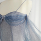 Robe de soirée longue sirène colorée à paillettes, tenue de remise de diplôme fg8362