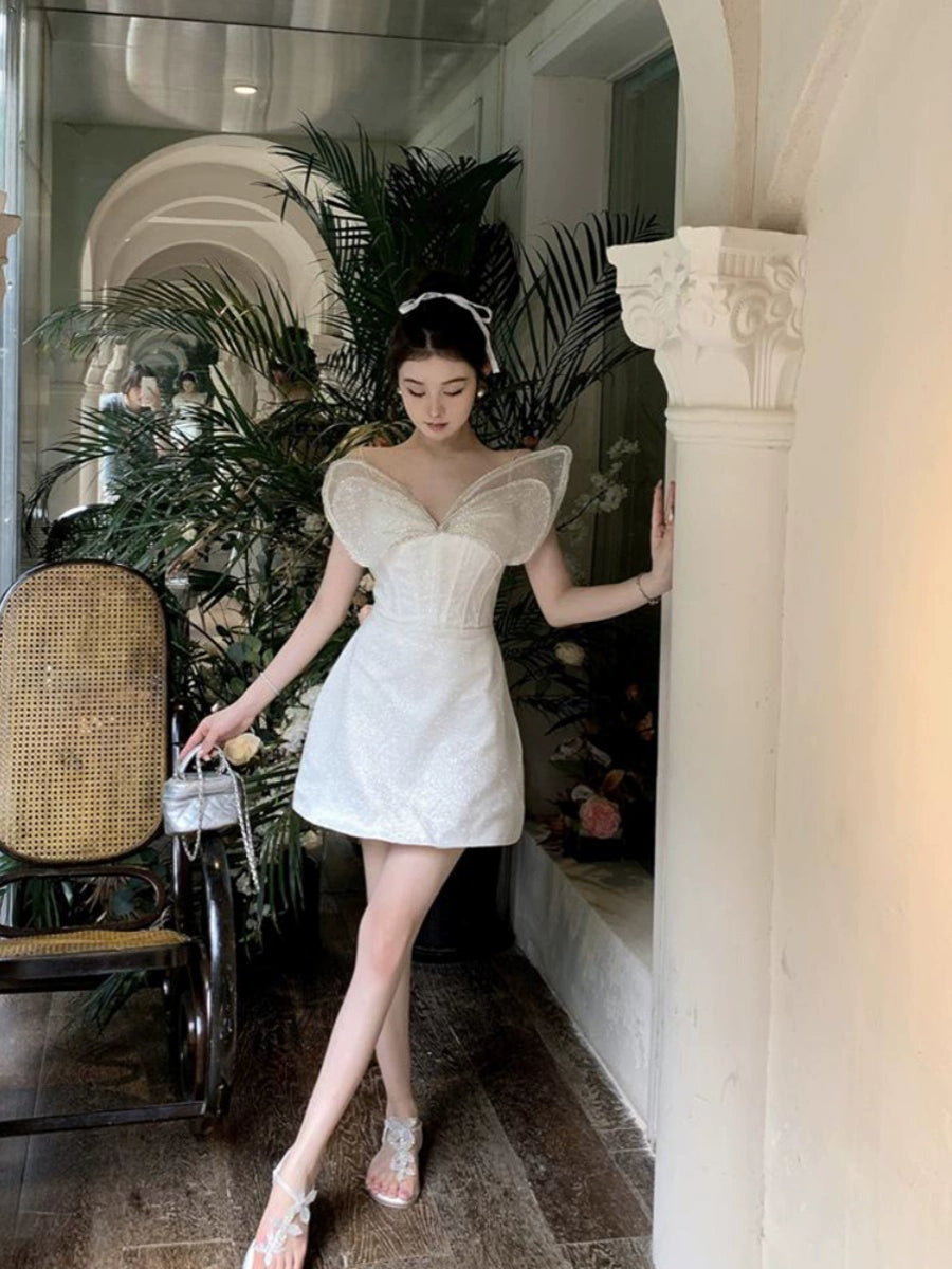 A Line Short Evening Dress Cocktail Dresses Short Birthday Party Dress   fg7884