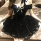 Black Off Shoulder Homecoming Dress Short Party Dress    fg7701