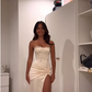 Trägerloses Abendkleid, langes Abendkleid, Partykleid fg7769