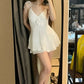 A Line V Neck Birthday Outfit Short Evening Dress Short Party Dress Homecoming Dress  fg8054