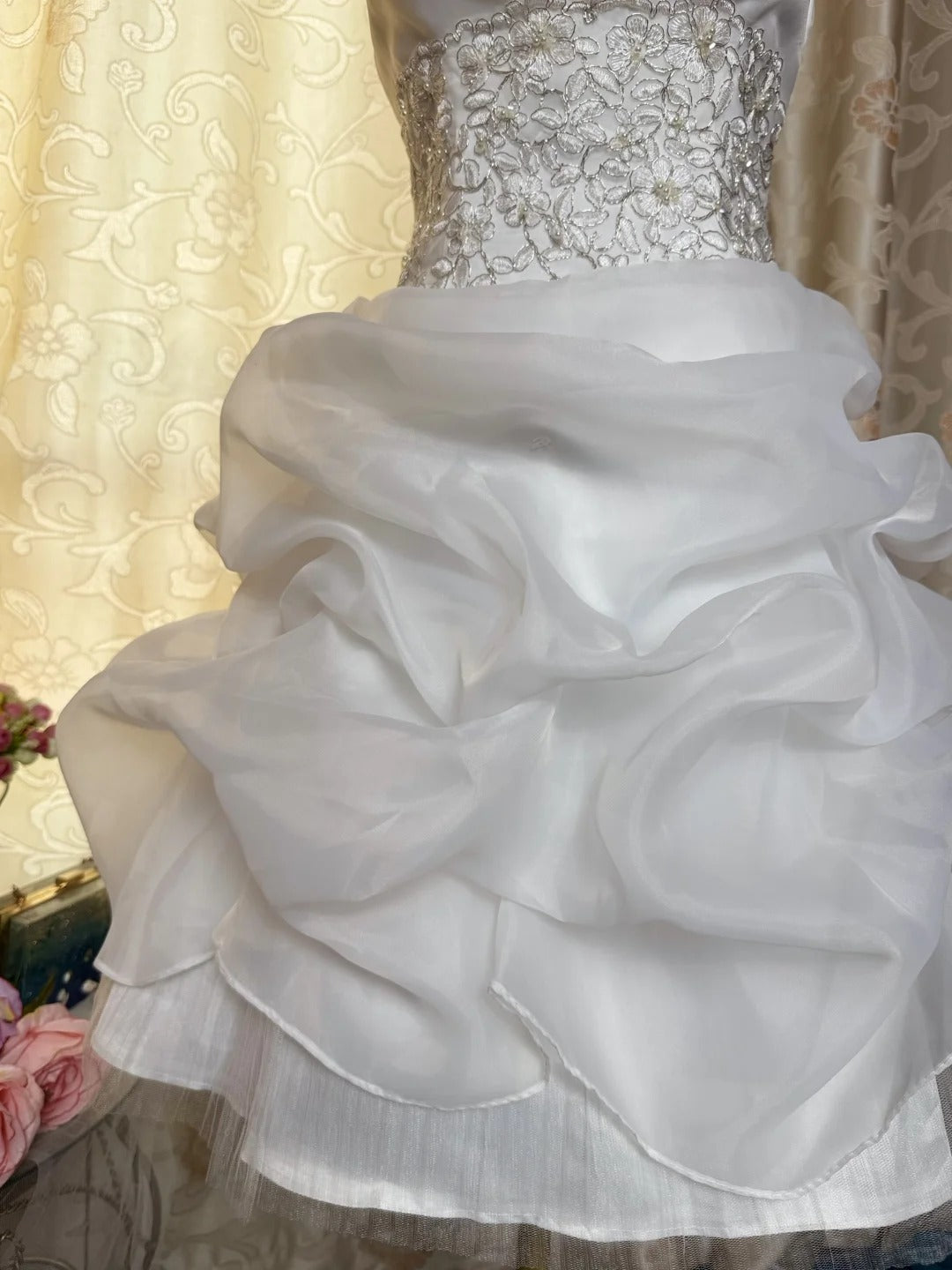 White Birthday Outfit Short Evening Dress Short Party Dress Vintage Homecoming Dress   fg8088