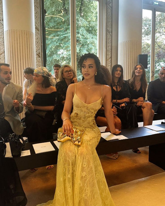 Gold Lace Spaghetti Straps Sexy Long Formal Dress Evening Party Dresses  fg7761