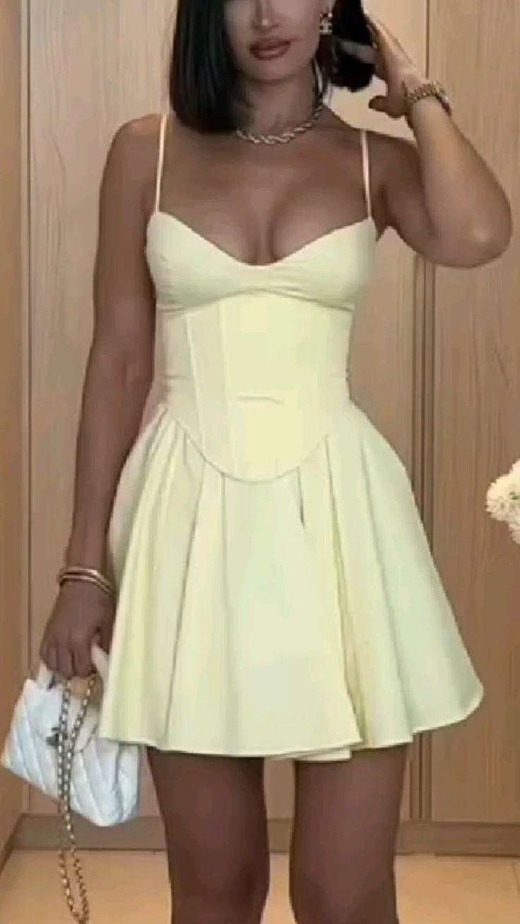A Line Yellow Short Evening Dress Homecoming Dress Short Party Dress    fg7792