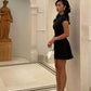 Black Homecoming Dress Short Evening Dress Cocktail Dresses Short Party Dress   fg7952