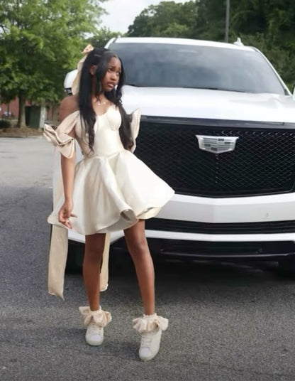 Off Shoulder A Line Homecoming Dress Short Party Dress    fg7726