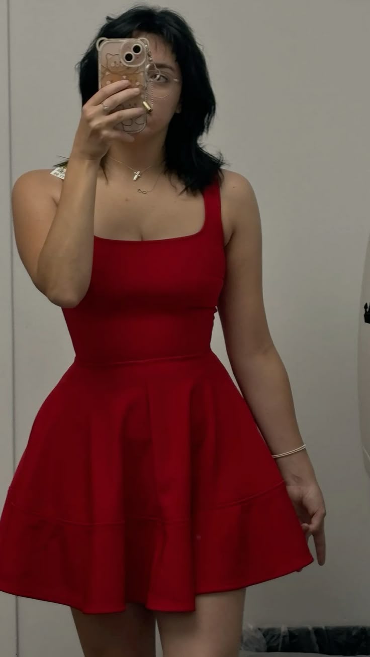 A Line Red Short Evening Dress Homecoming Dress Short Party Dress    fg7813