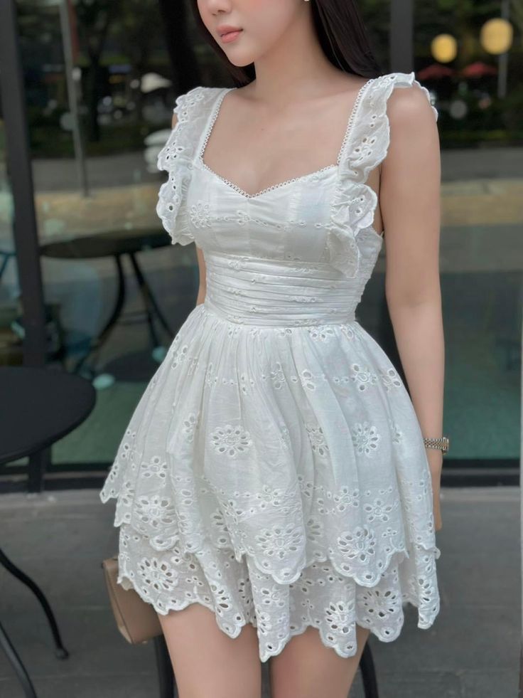 White Lace Birthday Outfit Short Evening Dress Cocktail Dresses Short Party Dress  fg8008