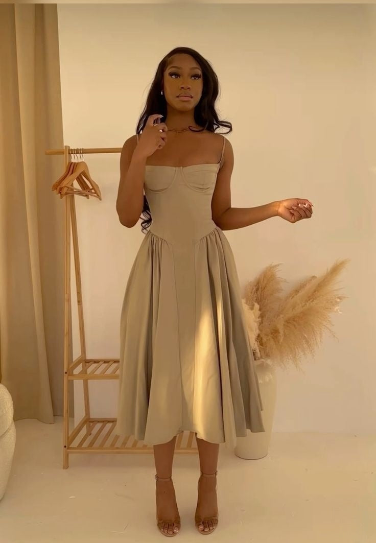 Spaghetti Straps Party Dress Evening Prom Dress Custom Made   fg7455