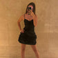 Black Short Evening Dress Cocktail Dresses Short Party Dress    fg7856