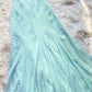 Pink spaghetti strap long evening dress       fg7104