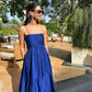 A Line Royal Blue Simple Formal Dress New Arrive Party Dress Evening Dress   fg7937