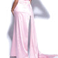 Stapless Prom Dresses Thigh-High Slits Pleats Beading Birthday Outfits Evening Dress  fg7531