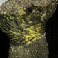 Vintage Green Strapless Long Prom Party Dress Long Evening Dress   fg8083