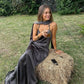 Dark Gray Long Party Prom Dresses Formal Evening Dress fg7580