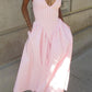 A Line Halter Sleeveless Plaid dress Evening Party Gowns    fg7423