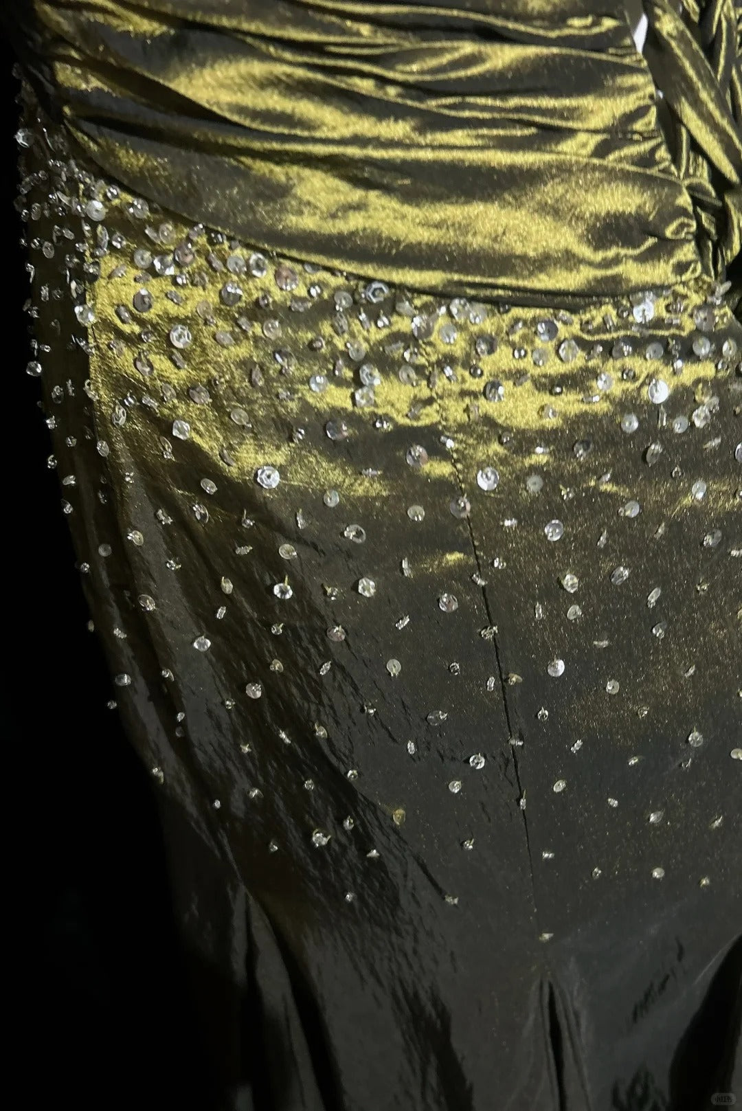 Vintage Green Strapless Long Prom Party Dress Long Evening Dress   fg8083