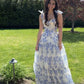 Lovely Floral A-Line Chiffon Junior/Senior Prom Dresses       fg6661