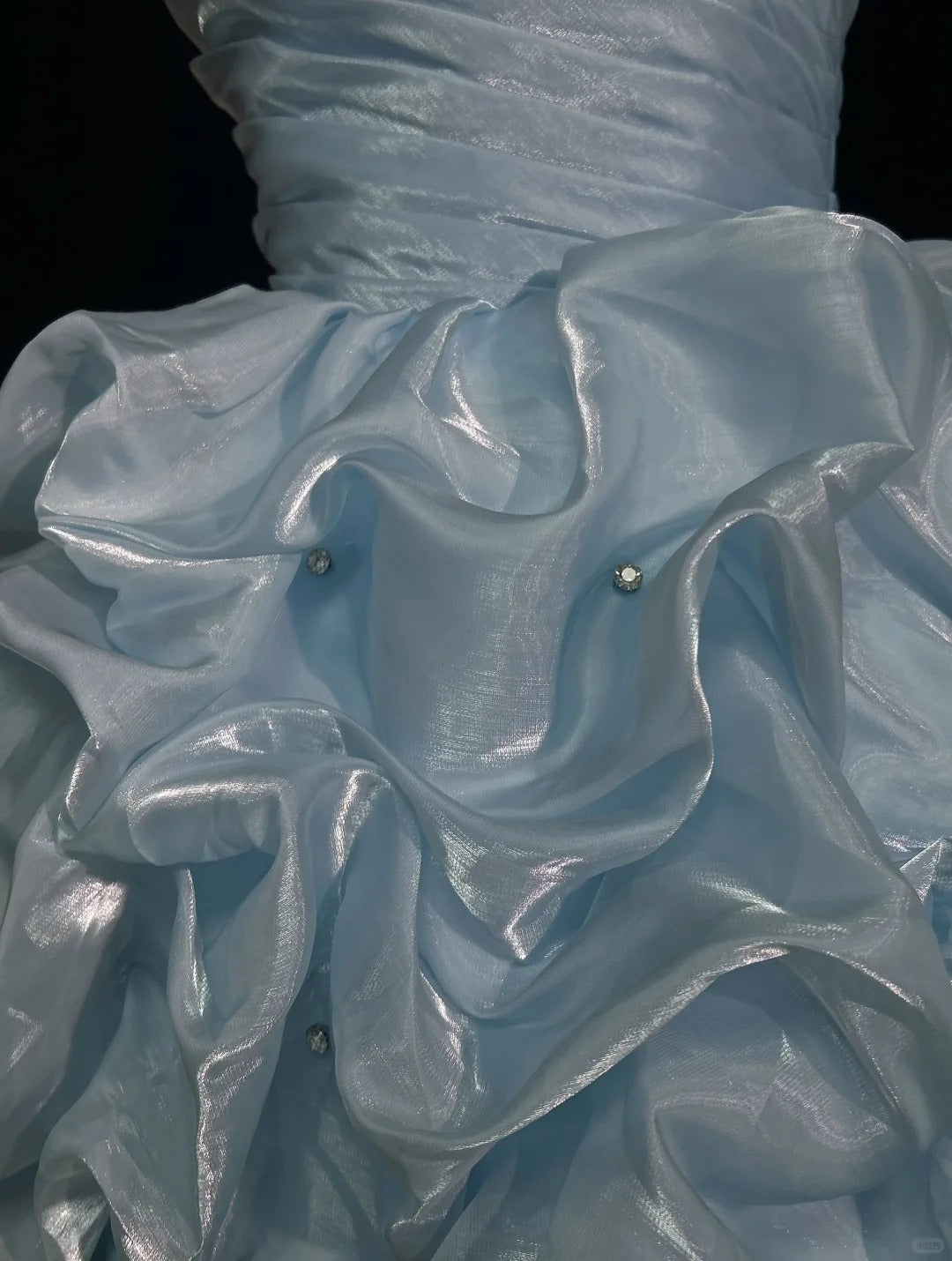 A Line Sky Blue Birthday Outfit Short Evening Dress Short Party Dress Vintage  Homecoming Dress   fg8082