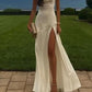 Spaghetti Straps Sleeveless White Prom Dress          fg4971