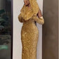 Charming gold prom dress Sheath Prom Dress Evening Dress       fg5202