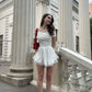 Sexy White Off Shoulder Short Prom Dress Birthday Party Dress Homecoming Dress   fg8156