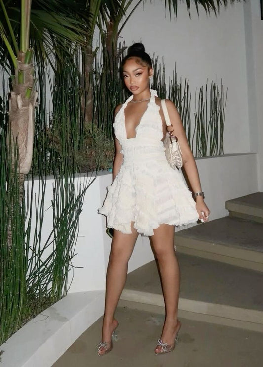 A Line Sexy White Homecoming Dress Short Evening Dress Cocktail Dresses Short Party Dress   fg7941