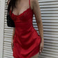 Red Short Evening Dress Homecoming Dress Short Party Dress    fg7750
