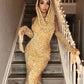 Charming gold prom dress Sheath Prom Dress Evening Dress       fg5202