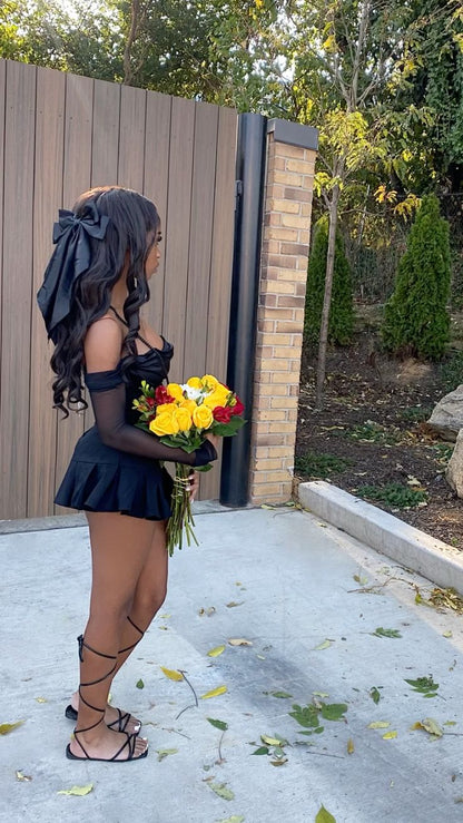 Black Homecoming Dress Short Evening Dress Cocktail Dresses Short Party Dress   fg7971